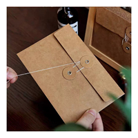 Enveloppe personnalisée avec œillets métalliques, renfort en œillets, enveloppe en papier, impression de logo personnalisée, service d'emballage durable en gros