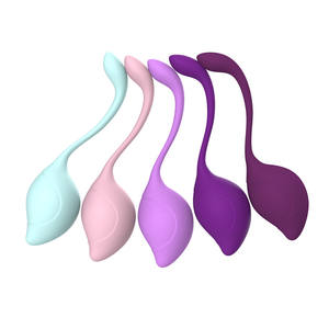 Set <span class=keywords><strong>di</strong></span> Cinque <span class=keywords><strong>Palline</strong></span> <span class=keywords><strong>di</strong></span> <span class=keywords><strong>Kegel</strong></span> Ergonomiche Progressive per Rafforzamento, Impermeabili IPX7, <span class=keywords><strong>Palline</strong></span> Vaginali in Materiale Alimentare - Product Image 1
