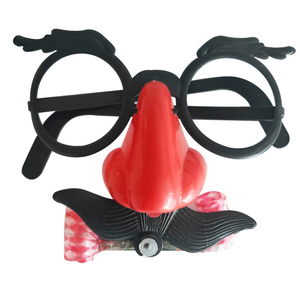 نظارات تنين بلاستيكية ممتعة كلاسيكية إبداعية لحية ضربة كبيرة مع عيون جوفي لعبة زخرفية للأطفال بالجملة من الشركة المصنعة - Product Image 1