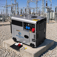 Kupfer-Wechselstromgenerator 6kVA 8kVA 10kVA Kleiner Dieselgenerator Geräuscharm 12kVA 15kVA Leiser Dieselgenerator für den Heimgebrauch