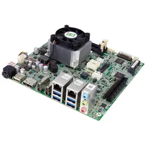 IEI gKINO-DMF original Mini ITX motherboard com processador AMD Merlin Falcon com memória DDR4 Exibição tripla via