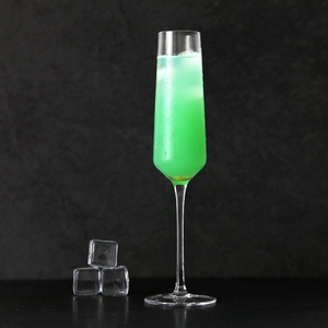 Flûte de Champagne en <span class=keywords><strong>Cristal</strong></span> de verre de tulipe élégante de haute qualité Offre Spéciale faite à la main - Product Image 5