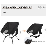Chaise de plage pliante en alliage d'aluminium pour loisirs de plein air, chaise de camping portable ultralégère, chaise de pêche à pieds carrés