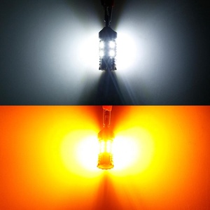 Sistema de iluminación CANBUS Hyper Flash LED Switchback de señal de vuelta de luz de doble Color <span class=keywords><strong>intermitente</strong></span> <span class=keywords><strong>bombilla</strong></span> - Product Image 5