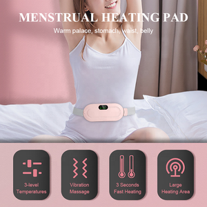 Rechargeable sans fil chaud palais ceinture chauffante Vibration masseur période crampe soulagement dispositif <span class=keywords><strong>menstruation</strong></span> <span class=keywords><strong>coussin</strong></span> <span class=keywords><strong>chauffant</strong></span> - Product Image 2