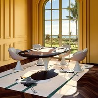 Fauteuil pivotant de luxe moderne pour villas, maisons de luxe et tables de poker, chaise de mahjong pour clubs, salons et salles de casino, mobilier de projet