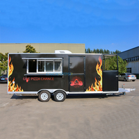 Remorque de restauration rapide sur mesure pour équipement de grillades, camion de tacos, chariot à glaces, camion de cuisine mobile, camion de barbecue