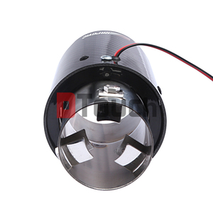 Xe <span class=keywords><strong>Muffler</strong></span> nhà máy 63mm xe sợi Carbon nhìn sáng ống xả lời khuyên Màu Đỏ màu xanh ánh sáng đầy màu sắc xe dẫn <span class=keywords><strong>Muffler</strong></span> ống xả tip - Product Image 6