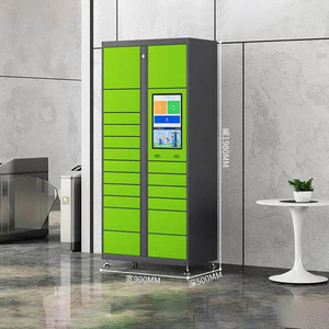 Armoire de livraison de <span class=keywords><strong>colis</strong></span> intelligente électronique avec accès par code QR, lecteur de codes-barres, construction en acier durable pour salle de sport, hôtel - Product Image 5
