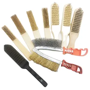 rust cleaning brush for rustty steel cleaning copper wire brush for jewelry cleaning