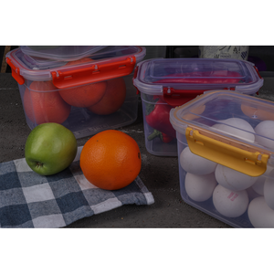 Contenedor de almacenamiento de alimentos hermético profundo de colores, organizador de cocina de plástico de 3000ml para preparación de comidas, alimentos secos, cereales, Pasta, arroz, aperitivos - Product Image 5