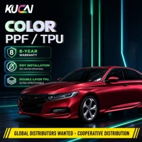 Film de protection de peinture (PPF) en TPU rouge électrolytique de qualité supérieure, garantie 8 ans, pour voiture, rouleau de film de protection automobile