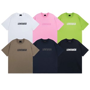 Camiseta Paris 26 de Algodón de Alta Calidad, Transpirable, Duradera, de Marca de Moda, con Logotipo Clásico de Letras Agrietadas y Estampado Desgastado - Product Image 1