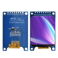 1.69 inci modul layar LCD TFT-240x280 ST7789 4 layar IPS dengan antarmuka SPI Panel warna resolusi tinggi