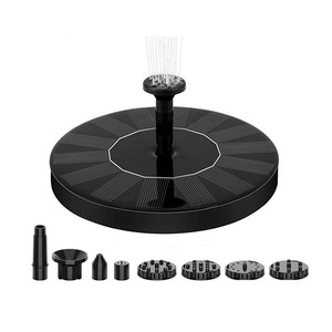 Fontaine à pompe à eau à énergie solaire facile à utiliser en métal plastique bois bain d'oiseau étang décor <span class=keywords><strong>de</strong></span> <span class=keywords><strong>jardin</strong></span> <span class=keywords><strong>pour</strong></span> la maison cour extérieur décor <span class=keywords><strong>de</strong></span> poisson - Product Image 2