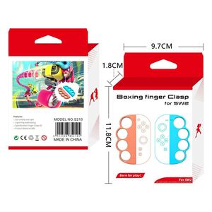 Empuñaduras genéricas para boxeo aeróbico, paquete de 2, ajustables, para fitness, manos y muñecas, compatibles <span class=keywords><strong>con</strong></span> los controladores <span class=keywords><strong>Switch</strong></span> 2 Joy-<span class=keywords><strong>Con</strong></span>, anillos NS2 naranja y azul - Product Image 4