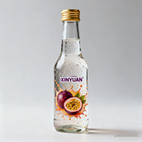 Vente en gros 100ML 250ML 375ML 500ML Bouteilles vides en verre pour boisson au jus de fruits au lait