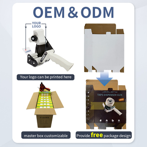 2-inch rộng tự động cầm tay đóng gói Súng Băng Dispenser đa chức năng màu cho bao bì với chủ - Product Image 6