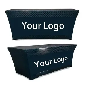 Tovaglia Elasticizzata in Spandex 4ft/6ft/8ft con Logo Personalizzato per Hotel, Banchetti, Matrimoni ed Esposizioni - Product Image 6