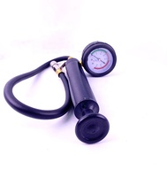 Altertool Testeur de fuite de réservoir d'eau de voiture Manomètre de système de refroidissement Testeur de pression de radiateur Pompe à air