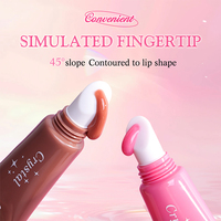 Gloss à lèvres personnalisé haute brillance avec porte-clés, hydratant, végétalien, biologique, laque à lèvres liquide à pigmentation intense