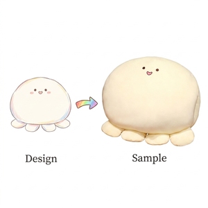 Peluche di Polpo Personalizzato in Memory Foam e Cotone, Cuscino Rinfrescante in Seta Ghiacciata, Pupazzo Antistress, Regalo di San Valentino - Product Image 1