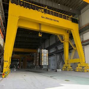 Grue à portique à double poutre robuste à vendre, fiable, 5-150 tonnes, pour la manutention de conteneurs et d'acier en extérieur - Product Image 2