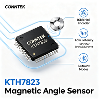 Encodeur d'angle magnétique absolu à simple tour 16 bits CONNTEK KTH7823 IC SPI SSI ABZ PWM 14 bits Réponse 1s Hors axe 3.0-5.5V