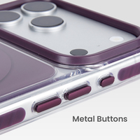Étui de téléphone magnétique antichoc hybride pour iPhone 18 Pro Max avec pare-chocs en TPE et plaque arrière intégrée pour une protection quotidienne