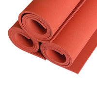 Feuille d'éponge en silicone de haute qualité résistante aux hautes températures, feuille de mousse de caoutchouc silicone résistante à la chaleur