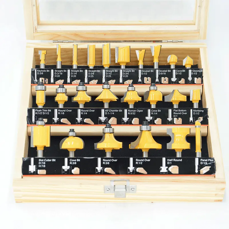 1/2 Shank Router Bit Tongue   Groove Joint Assembly Router Bits Set for Wood