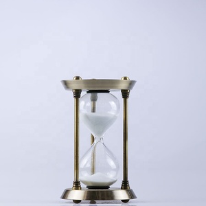 30 Phút Kim Loại Khung Kính Đồng Hồ Cát Cát Hẹn Giờ 50 PHÚT Đồng Hồ Cát - Product Image 3