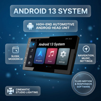 Estéreo Universal para Auto con Android 13, CarPlay Inalámbrico, Android Auto, WiFi 6, Bluetooth 5.4, Reproductor Multimedia, OEM de Fábrica