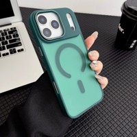 Coque rigide magnétique anti-traces de doigts pour iPhone 18 Pro Max, compatible iPhone 16 Pro, 15, iPhone 17 Pro Max – Nouvelle protection anti-chute
