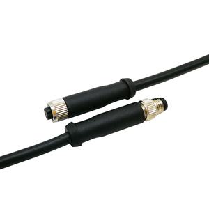 Conector de plástico M8 de 4 pines macho y hembra, <span class=keywords><strong>cable</strong></span> moldeado personalizado, conector circular IP67 resistente al agua, <span class=keywords><strong>cable</strong></span> M8 - Product Image 6