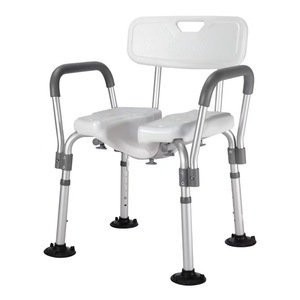 Chaise de douche en alliage d'aluminium, pliable et réglable, siège de salle de bain robuste pour personnes âgées, handicapées, femmes enceintes - Product Image 5