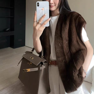 Cappotto donna con fibbia di <span class=keywords><strong>visone</strong></span> personalizzato all'ingrosso Casual Streetwear importato autunno inverno cappotto di <span class=keywords><strong>visone</strong></span> da donna - Product Image 3