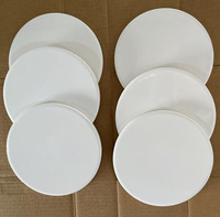 Sous-verres en céramique personnalisables avec finition brillante et revêtement par sublimation, avec support en liège et fonction imperméable, pour tapis et coussinets – Vente en gros