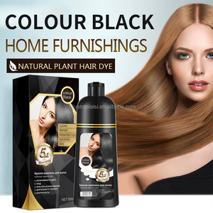 Dropshipping, venta al por mayor, champú para tinte <span class=keywords><strong>de</strong></span> cabello <span class=keywords><strong>de</strong></span> jengibre, negro permanente instantáneo <span class=keywords><strong>Natural</strong></span> para mujeres y hombres, tecnología <span class=keywords><strong>de</strong></span> vacío - Product Image 4