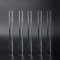 Tige en plexiglas transparent, tige/barre en acrylique/PMMA personnalisée, diamètre 1-400 mm, colonne de cristal, guide de lumière, moules de traitement