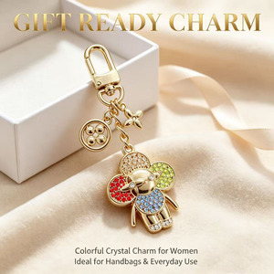 Fashion Exquisite Accessories handbag Accessories luxury brand Keychain Women Purse Wallet Girls Car <b>Key</b> <b>Ring</b> <b>Bag</b> Charms - Product Image 1