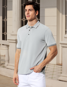 <span class=keywords><strong>Polo</strong></span> Casual da Uomo in 100% Cotone con Logo Personalizzato, Manica Corta, Tendenza Moda, Comfort, Tessuto di Alta Qualità - Product Image 6