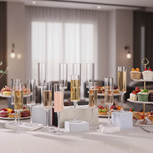 6oz Unbreakable Clear <b>Plastic</b> Classic Design Reusable Eco-Friendly Drinking Water Bottle BPA Free Party <b>Drinkware</b> China - Product Image 1