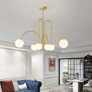 Design minimaliste maison lustre lumière intérieur salon suspension lumière Art déco suspension lampe - Product Image 2