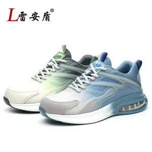Mùa hè thể thao giản dị loại kỹ sư làm việc Trọng lượng nhẹ Sneakers xây dựng thép Toe thể thao lao động an toàn Giày - Product Image 2
