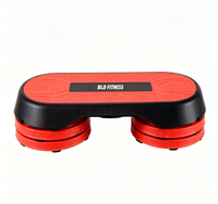 Plataforma de Step Ajustable BLD, Antideslizante, de ABS, para Fitness, con Múltiples Alturas, para Uso en Casa, Gimnasio, Ejercicios Cardiovasculares