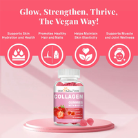 Gummies de collagène pour adultes OEM/ODM avec biotine, complément alimentaire pour la santé des cheveux, de la peau et des ongles