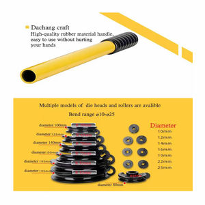 ثني أنبوب التكييف اليدوي المقاوم للصدأ hdy نحاسي شديد التحمل 7 Dies-1 \ "10-25 inde تشكيل نهاية - Product Image 2