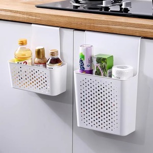 Cesta de Almacenamiento Interior para Puerta de Cocina con Ganchos Colgantes, Cesta Colgante para Puerta de Armario, Estante de Almacenamiento - Product Image 3