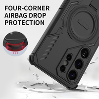 Support magnétique pour téléphone, coque de protection antichoc, prend en charge la fonction de charge magnétique pour Samsung S26 Ultra A37 A57 5G